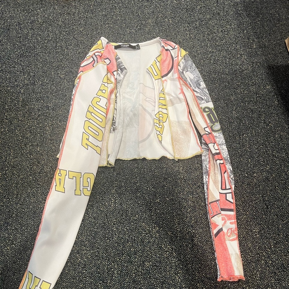 Jaded London patchwork top